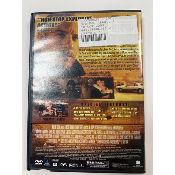 A Man Apart starring Vin Diesel (DVD, 2003) - Picture 2 of 2